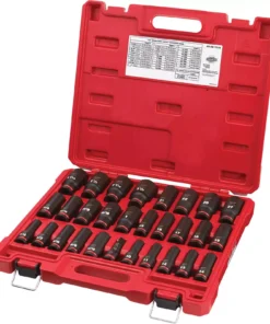 Milwaukee 49-66-7016 | Shockwave Metric & SAE 29 piece 1/2 Dr Impact Socket set