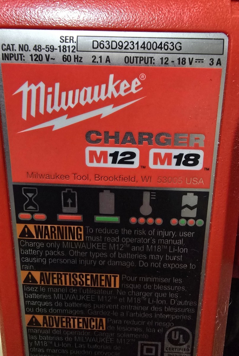 Milwaukee Cordless Combo Tool Kit Set with two 2.0Ah Batteries, And Charger - Image 13