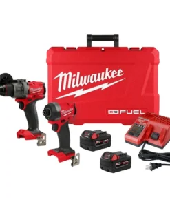 Milwaukee 3697-22 M18 FUEL 18V Cordless 2-Tool Combo Kit w/ 5.0AH Batteries