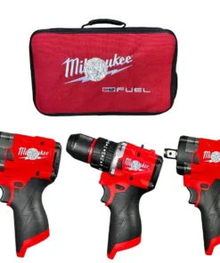 Milwaukee M12 Cordless Big Discount Screwdriver 3-piece Combo Power Tools Set